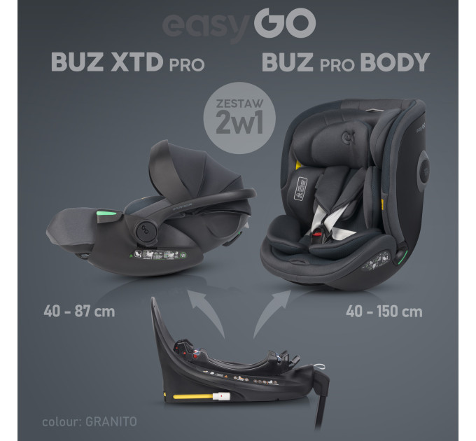 EasyGo 2in1 CarSeat set 